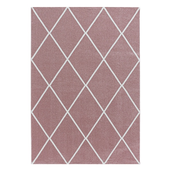 Soft Rose Color Rug For Living Room, Girls Room