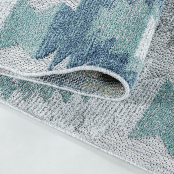 Outdoor Blue Rugs for Patios & Porches - Weather Resistant & Durable