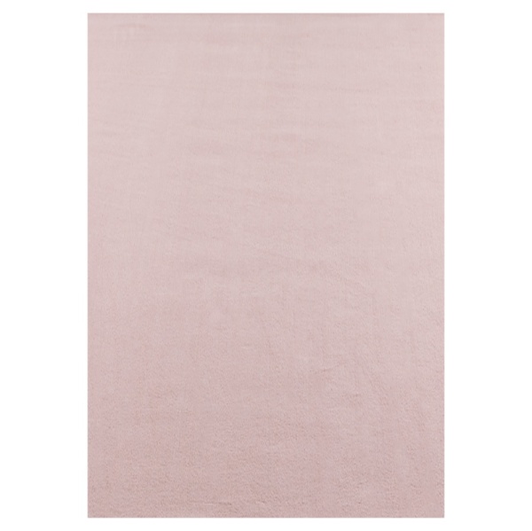 Beautiful Rose Microfiber Rug for a Touch of Elegance