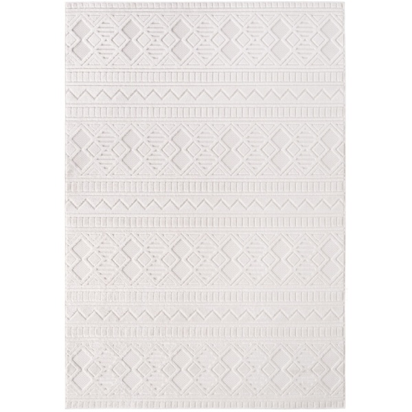 Modern Cream Chic Area Rug | Stylish High-Low Design