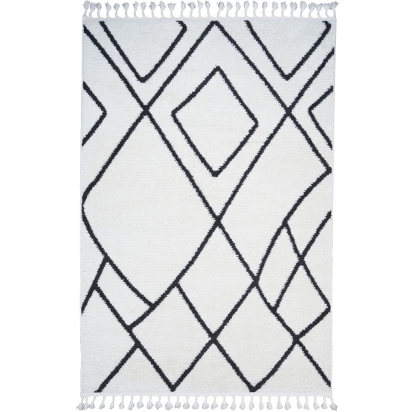 Modern Scandinavian Ivory Rug for Modern Living