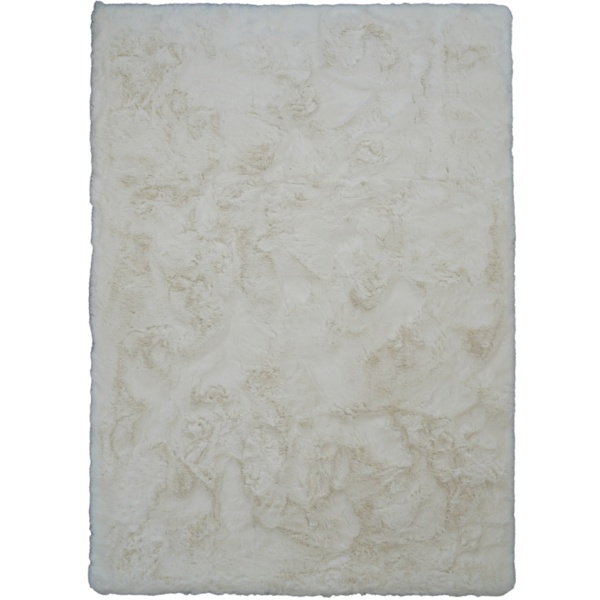 Hypoallergenic Faux Fur Ivory Area Rug | Warm Area Rugs For Any Room