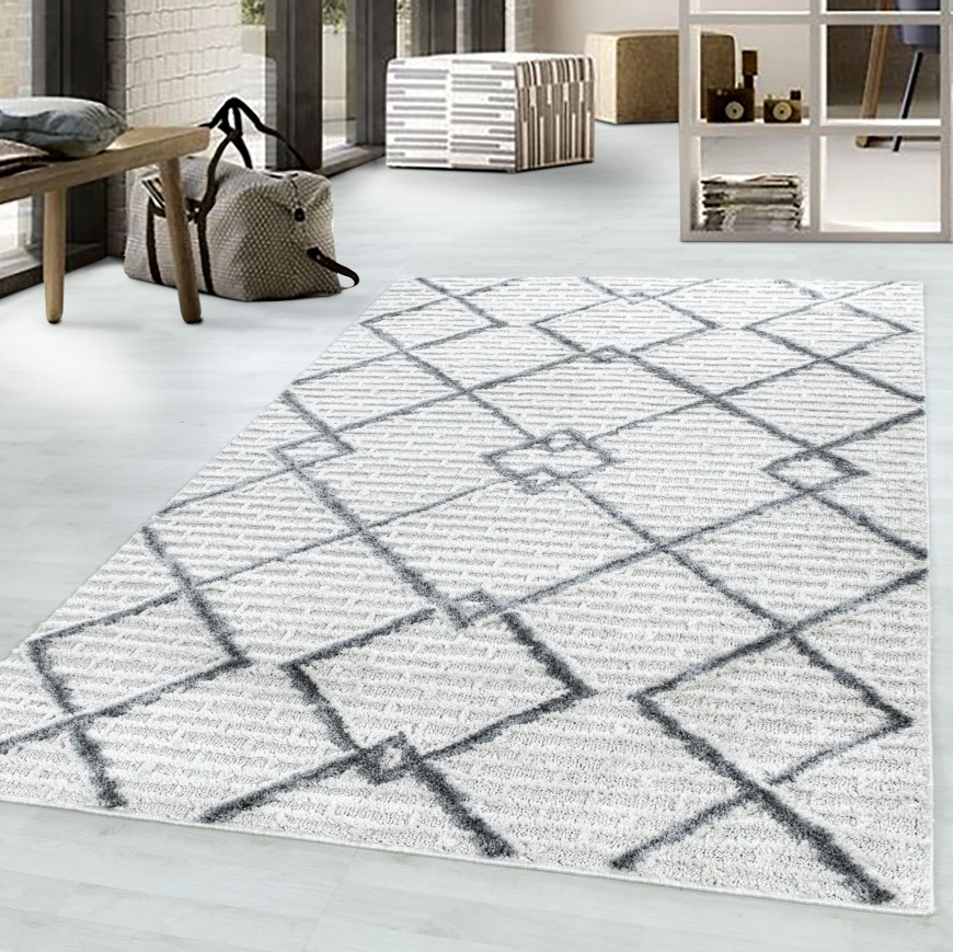 Roma Designer Cream Rug - carpetsrugs.ie