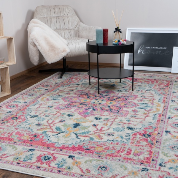 Traditional Multicolour Area Rug - Elegant Home Dcor - Milano