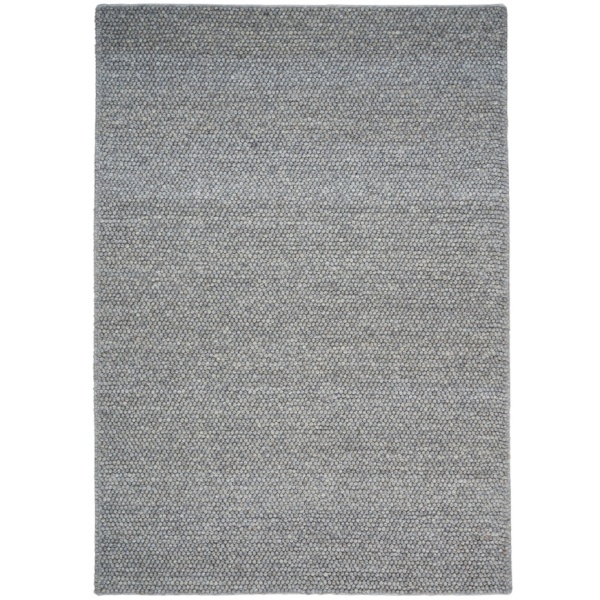 Handmade Taupe Wool Rug - Organic Hand-Woven Comfort